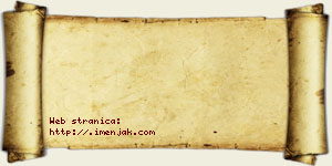 Poleksija Džaković vizit kartica